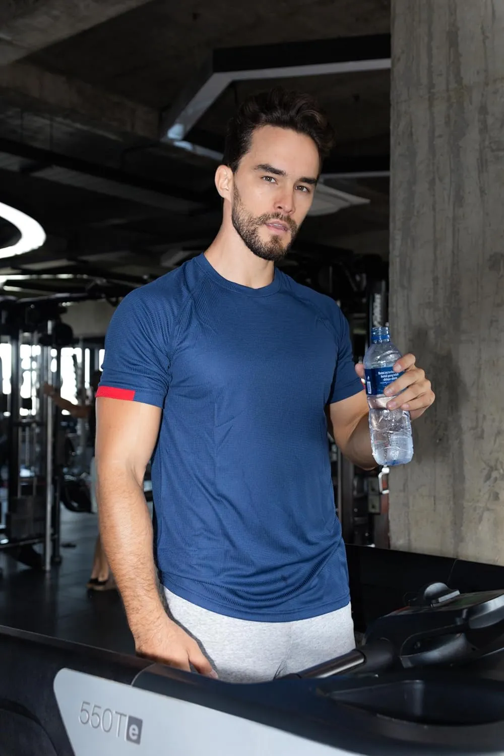 5 Pack Workout Shirts for Men Quick Dry Crew Neck Short Sleeve Tee Tops Moisture Wicking Athletic Light Gym T-Shirts