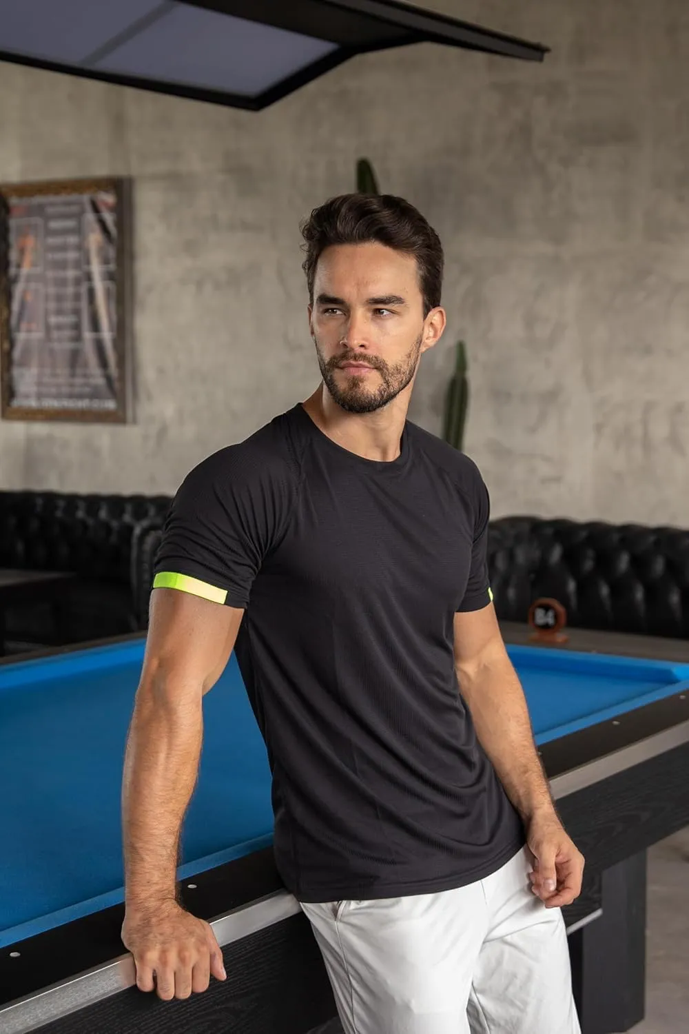 5 Pack Workout Shirts for Men Quick Dry Crew Neck Short Sleeve Tee Tops Moisture Wicking Athletic Light Gym T-Shirts