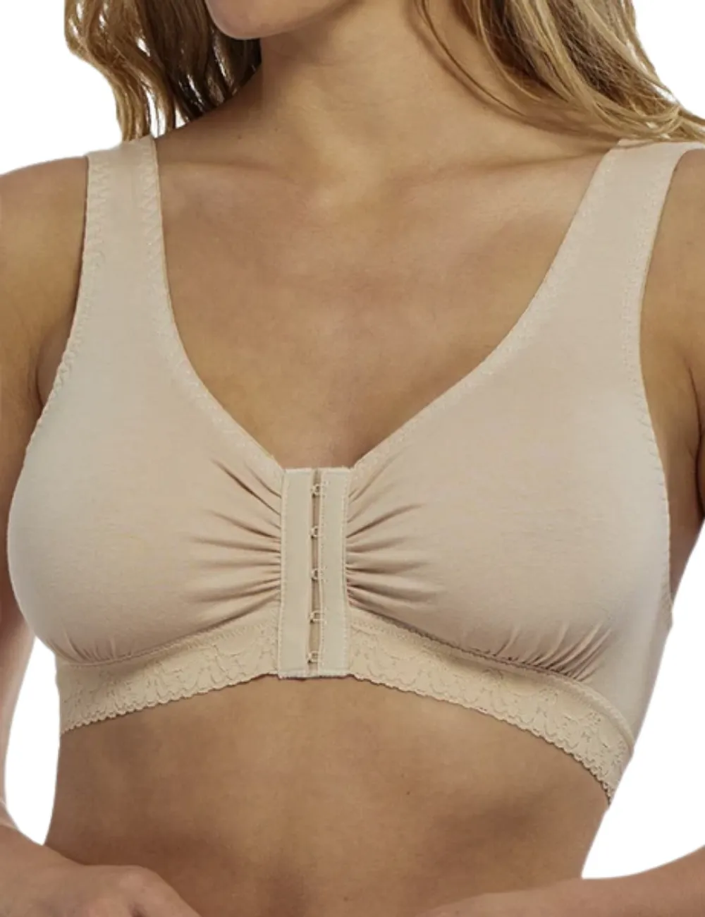 Adaptive Front Closure Cotton Comfort Bra