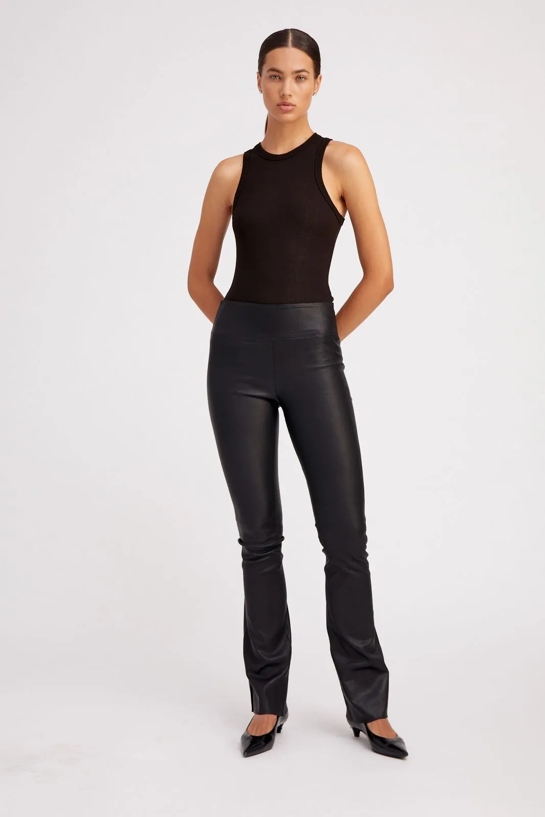 Black Rib Racer Tank