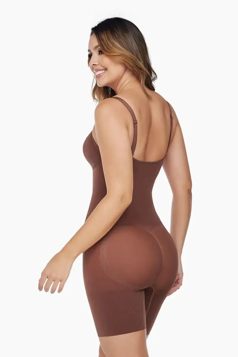 Brown Full Body Shaper Comfort Evolution Available in Sizes XL/2X