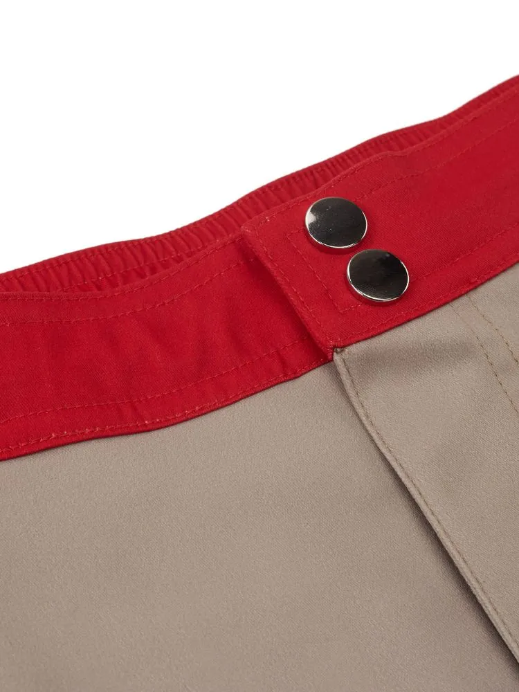 CHILLHANG 70s Retro Rock Surf Shorts