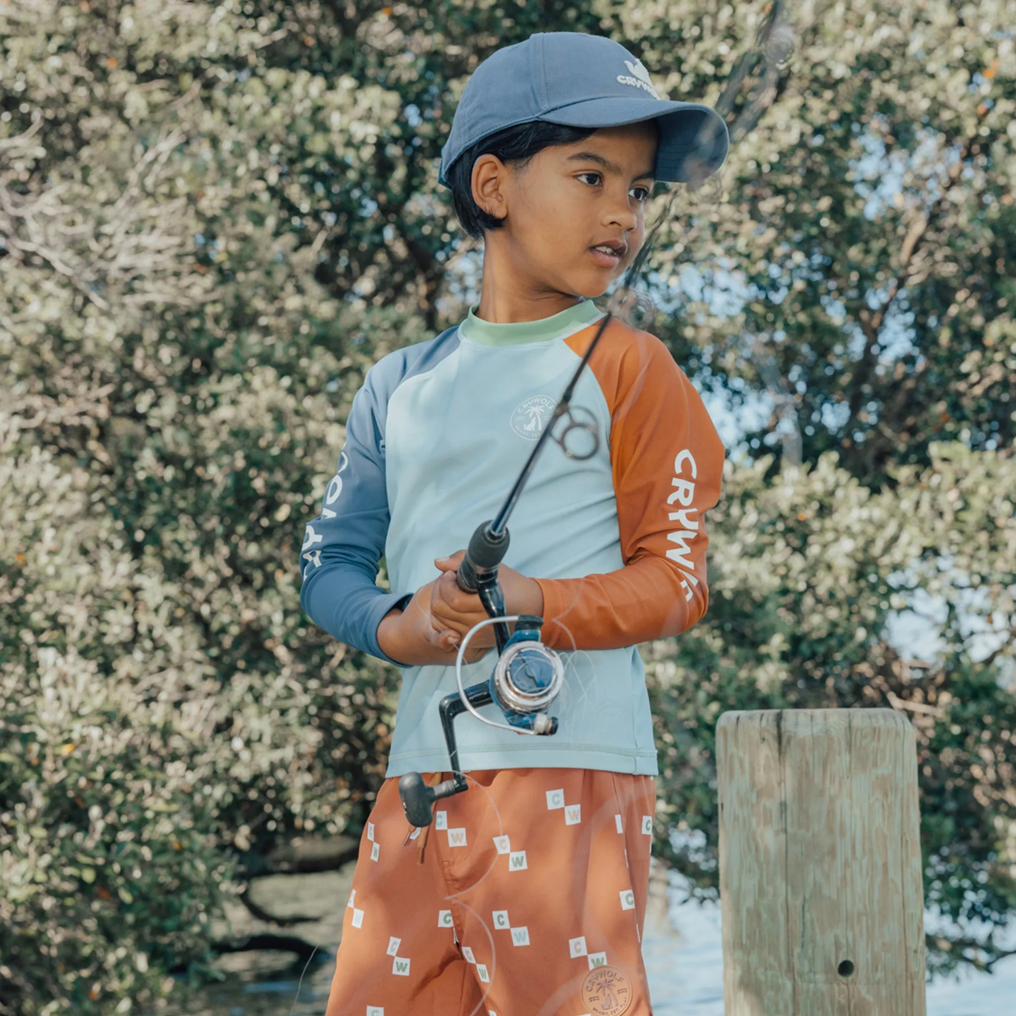 Crywolf Rash Vest - Ocean Colour Block