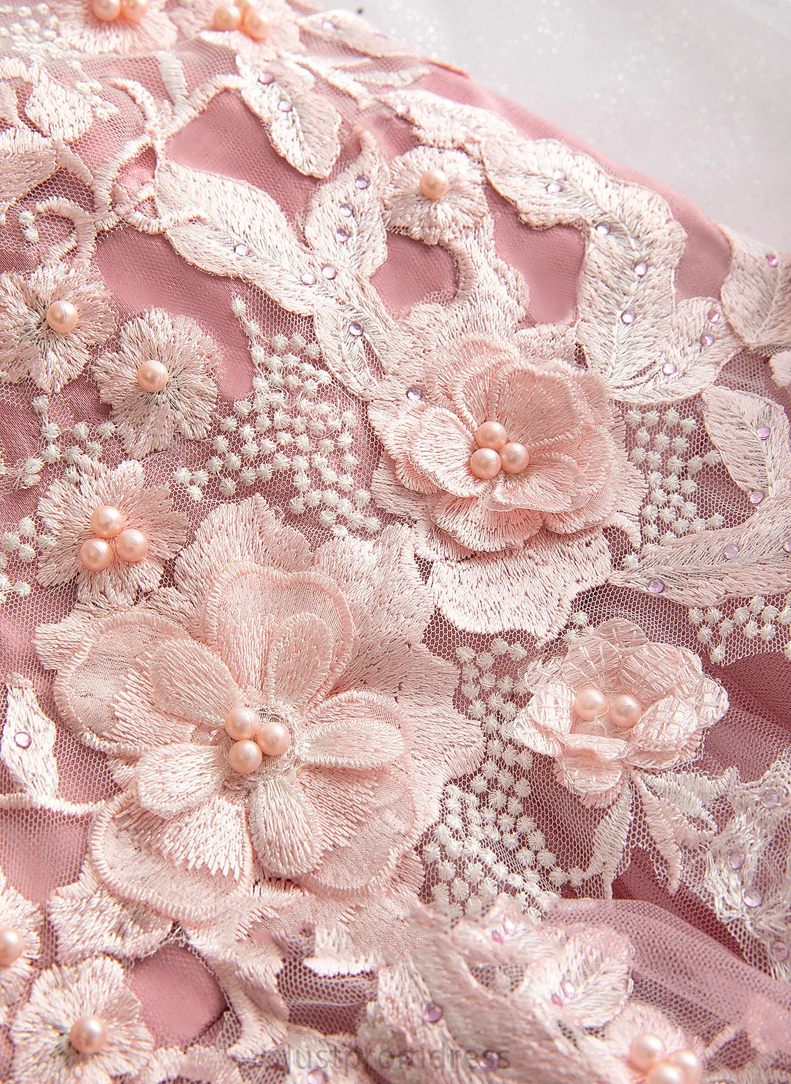 Dress Flower Ball-Gown/Princess With Flower Girl Dresses Neck Scoop Girl Lace/Beading Charlie Sleeveless - Tea-length Tulle