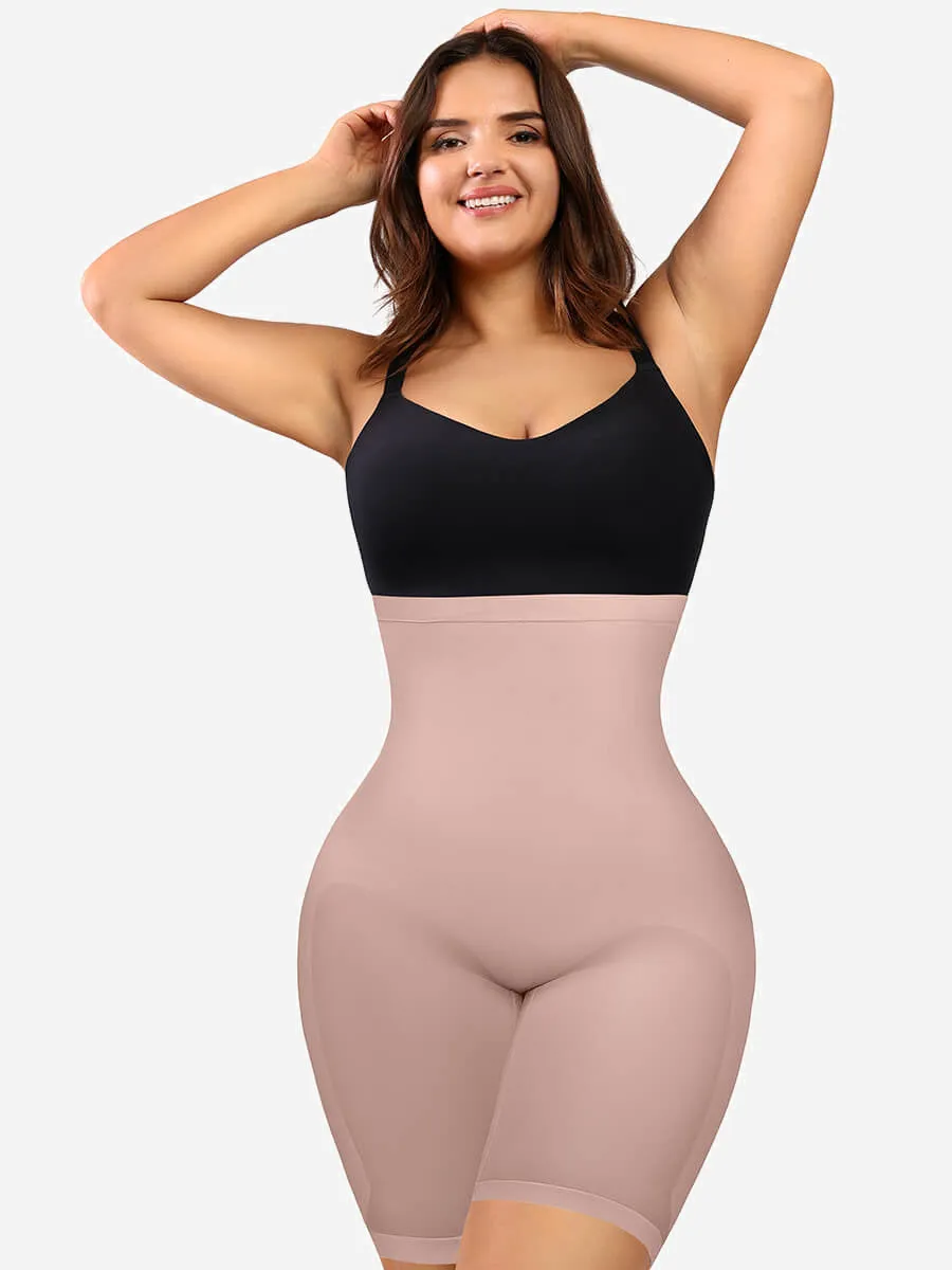 Feelingirl Seamless Open-Bust Women Tummy Control Bodysuit