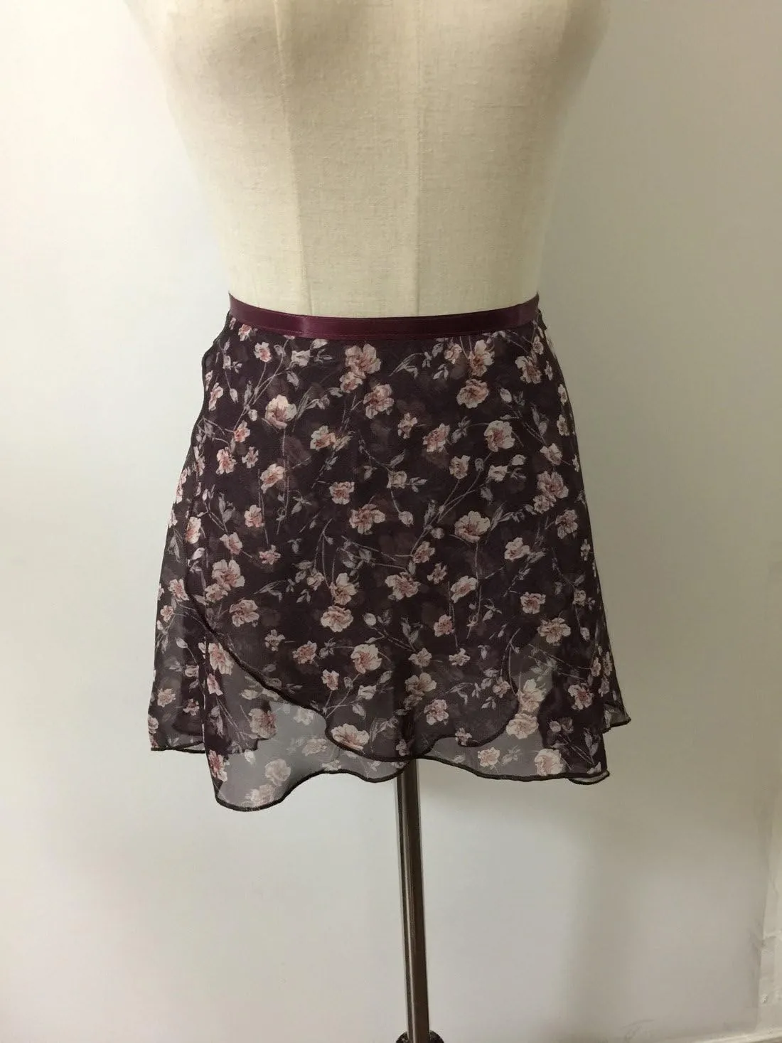 Girls Ballet Dance Chiffon Wrap Skirt