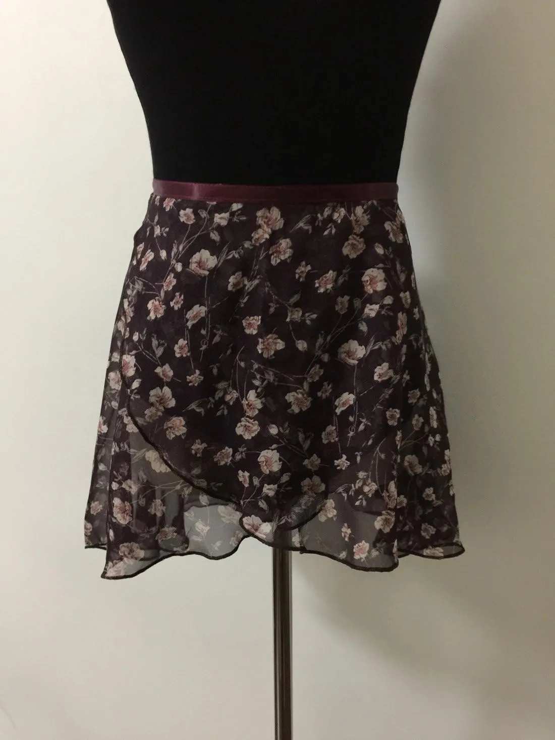 Girls Ballet Dance Chiffon Wrap Skirt