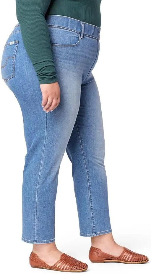 Levi Strauss Signature Gold Womens Totally Shaping Ultimate Pull-on Ankle Straight Jeans (Also Available in Plus)
