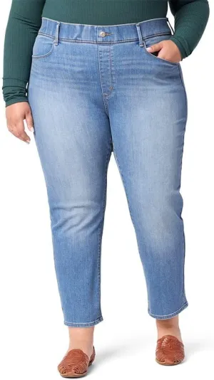 Levi Strauss Signature Gold Womens Totally Shaping Ultimate Pull-on Ankle Straight Jeans (Also Available in Plus)