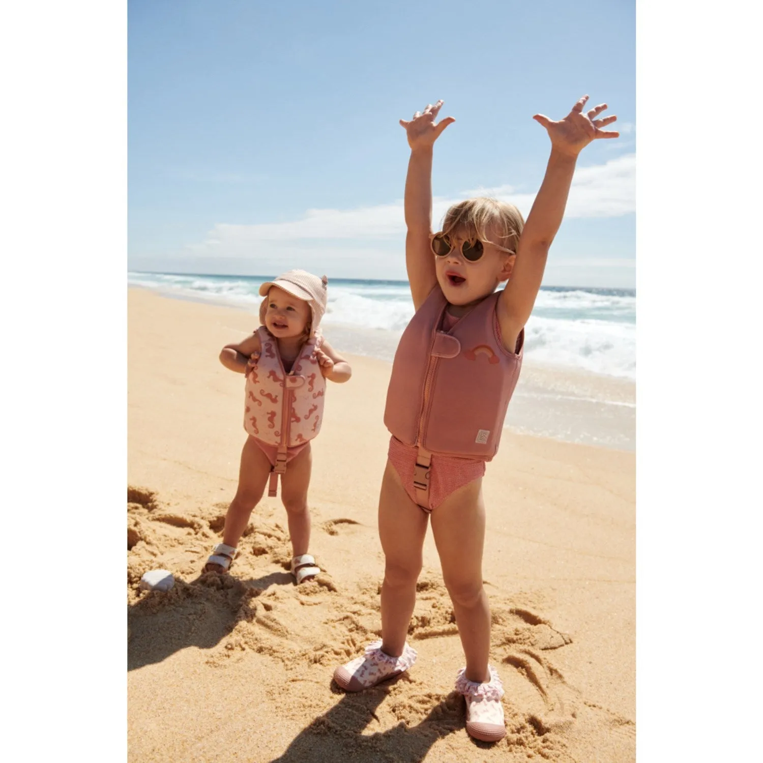 LIEWOOD Seahorse / Apple Blossom Dove Swim Vest