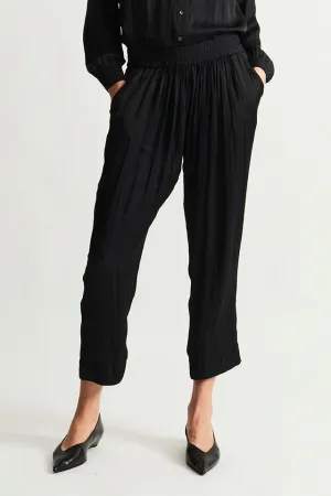 Liquid Satin Black Lyra Pant