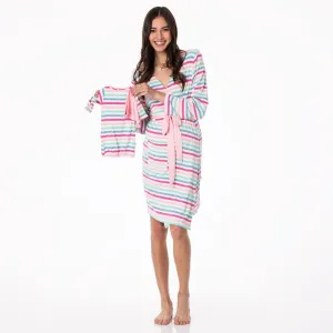 Lounge Robe & Layette Gown Set