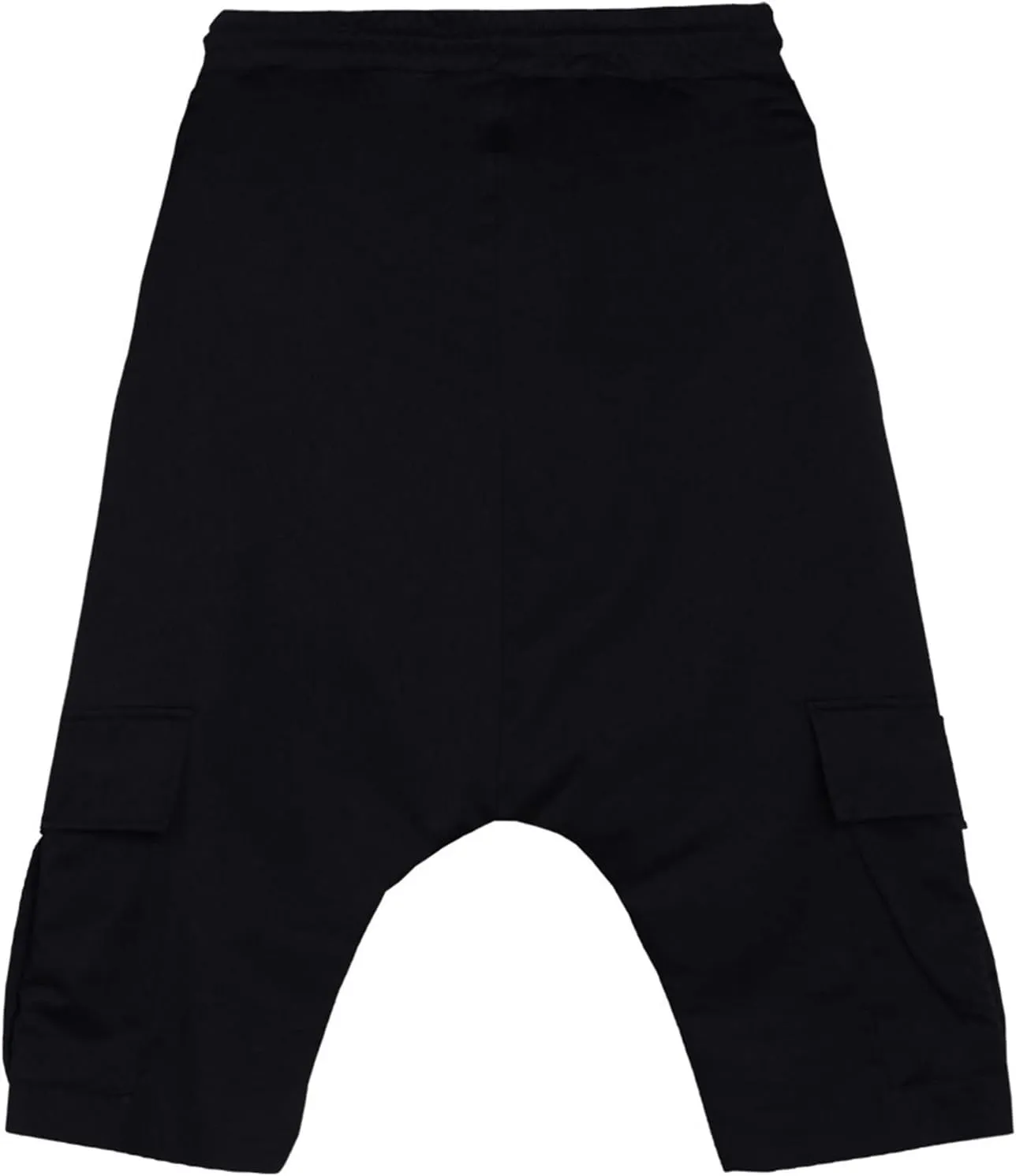 Maiyifu-GJ Men's Baggy Low Crotch 3/4 Joggers Hippie Harem Jogger Capri Pants Multi Pockets Drop Crotch Yoga Sweatpants