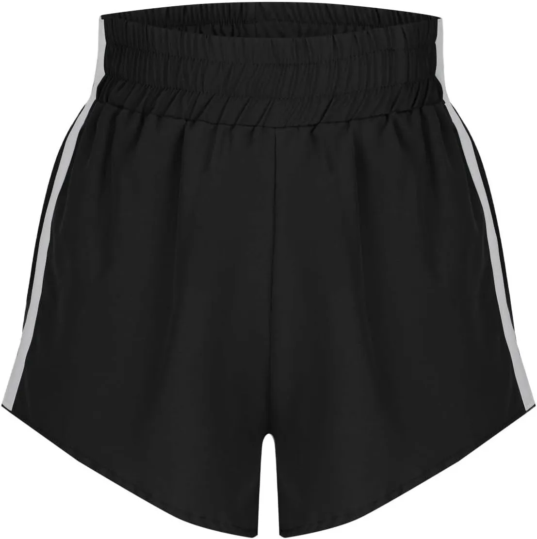 Running Shorts for Women Summer High Waisted Pleated Quick Dry Athletic Short Pants Casual Fashion Loose Fit Shorts