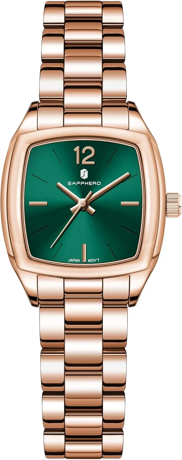 SAPPHERO Watches for Women Luxury Ladies Watches Women's Bracelet Watch Small Stainless Steel Analog 3ATM Waterproof Wrist Watch for Women