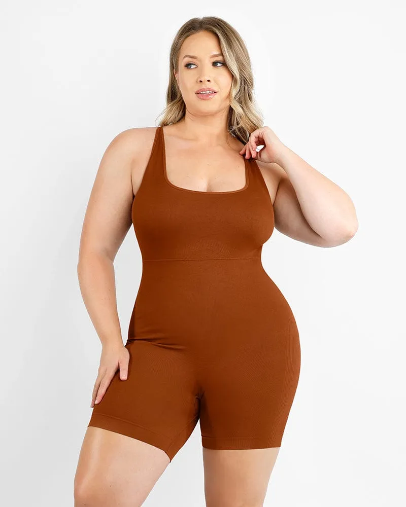Seamless Bike Shorts Bodysuit