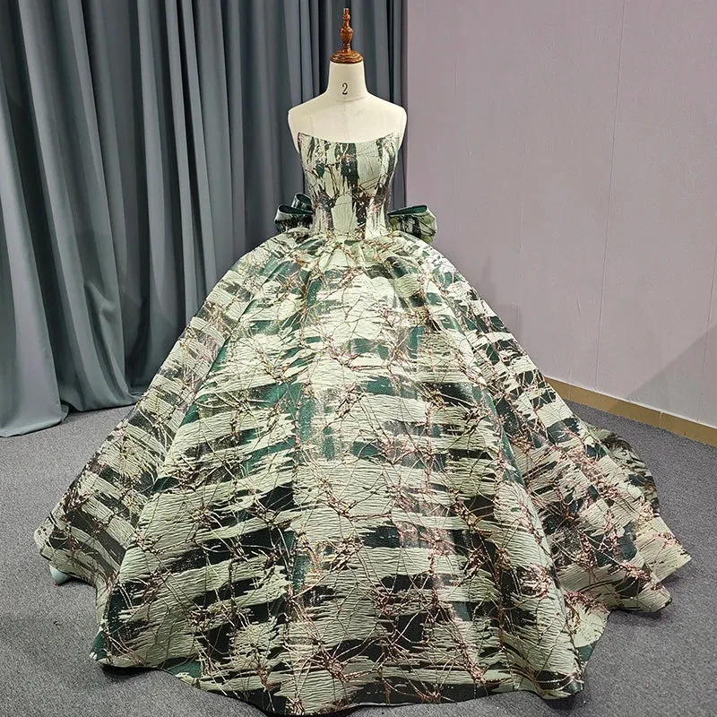 Strapless Quinceañera Dress