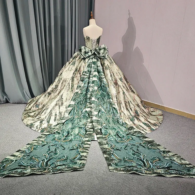 Strapless Quinceañera Dress