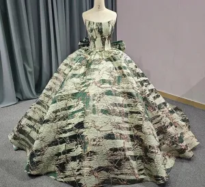 Strapless Quinceañera Dress