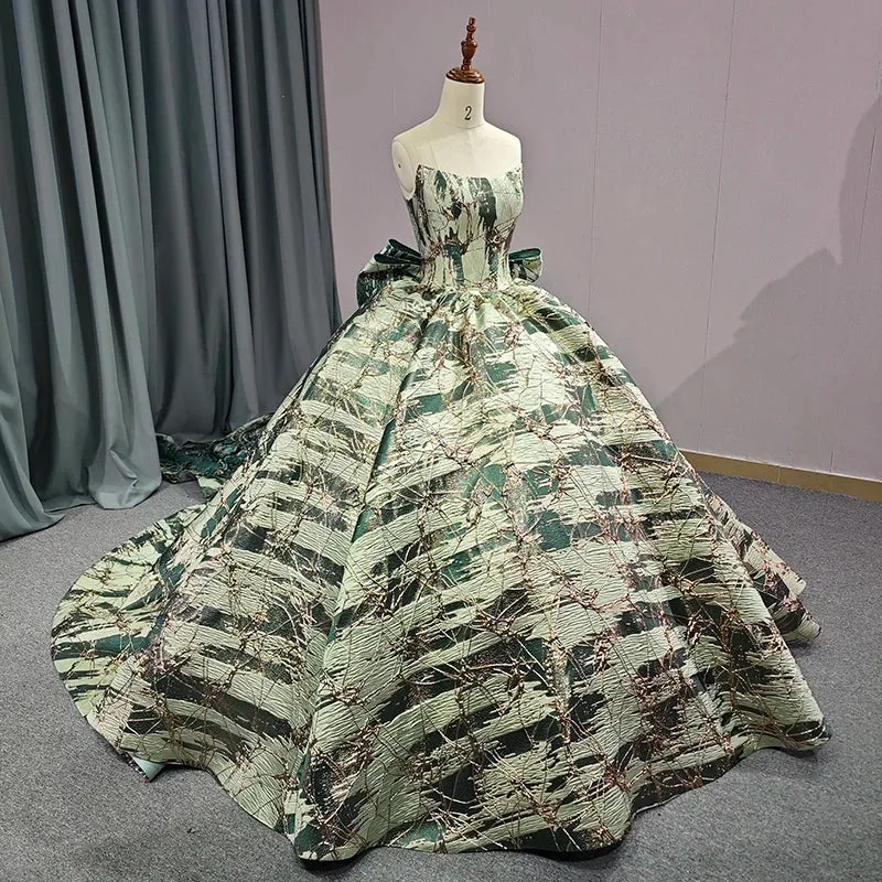 Strapless Quinceañera Dress