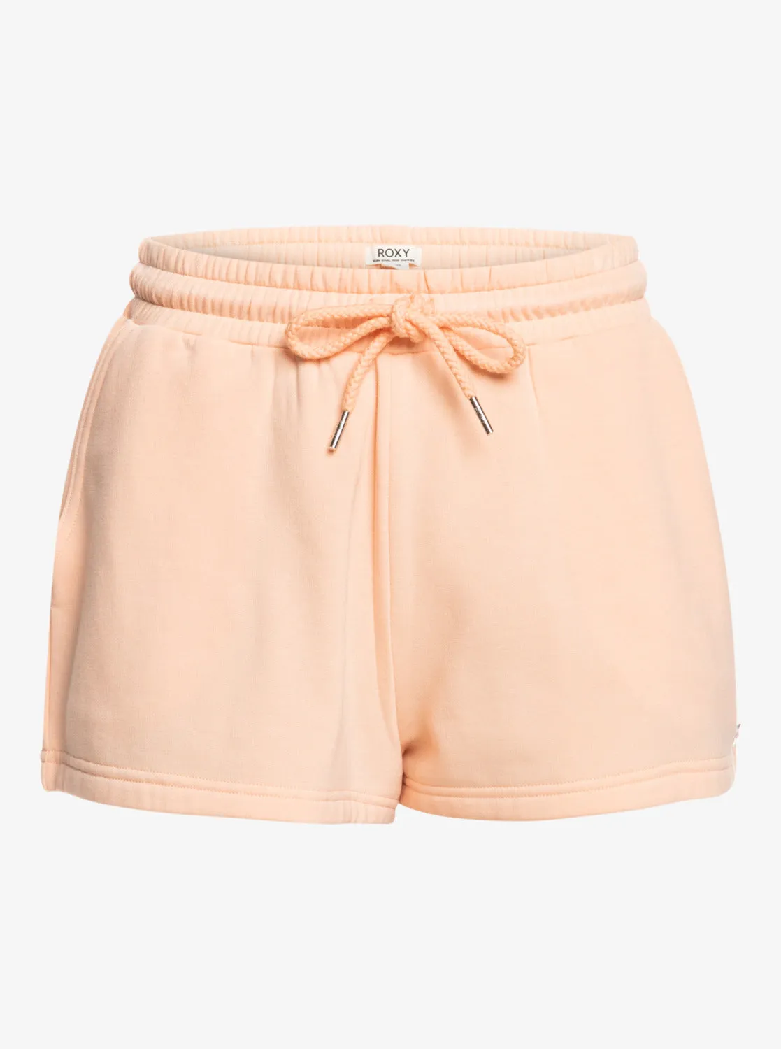 Surfing By Moonlight Elastic Waist Shorts - Peach Parfait