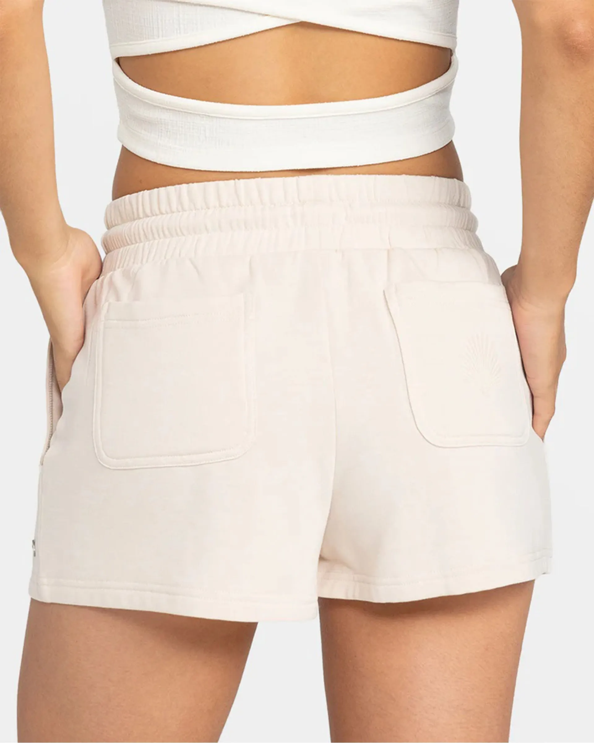 Surfing By Moonlight Elastic Waist Shorts