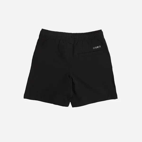Unit Youth Walkshort Elastic Boardwalk - Black