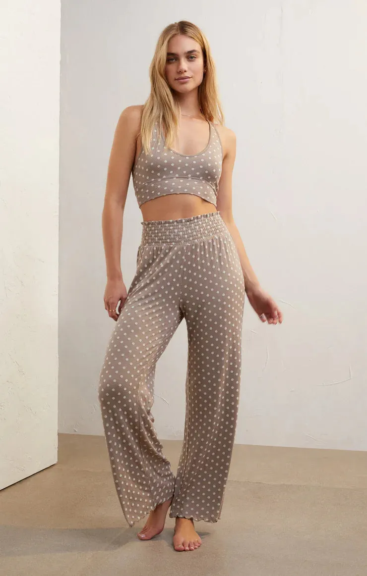 V-Neck Dot Tank Bra