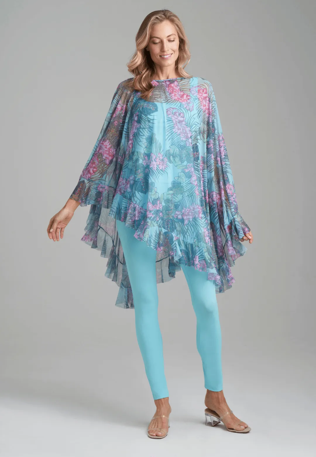 Virginia Stretch Knit Pant in Sea Foam